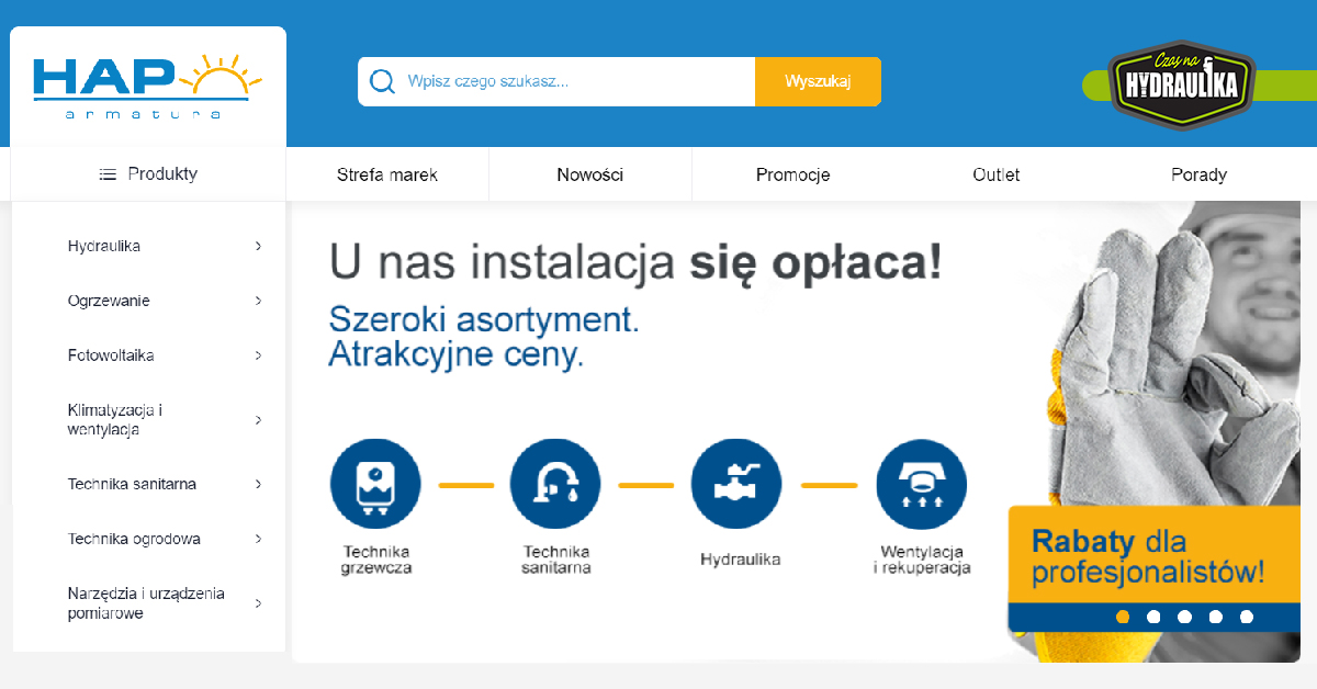 strona główna platformy HAP.pl